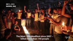 Candlelight Vigil Held for Baghdad Bombing Victims