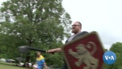 Foam-Fighting: A New Take on Historical Re-Enactment