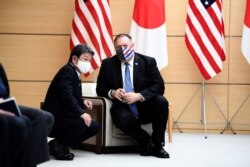 Japan's PM Suga and U.S. Secretary of State Pompeo meet in Tokyo, Oct. 6, 2020.