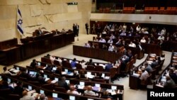 Suasana sidang di parlemen Israel atau Knesset di Yerusalem (foto: dok). 