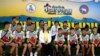 The 12 boys and their soccer coach who were rescued from a flooded cave arrive for a news conference in the northern province of Chiang Rai, Thailand, July 18, 2018. 
