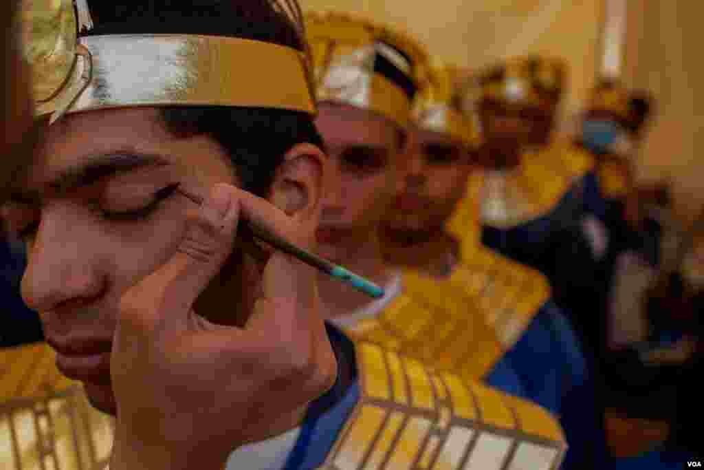 Egpyt - parade - performers, April 3, 2021