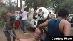 rescued people from Burayu, Ethiopia