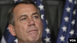Ketua DPR AS John Boehner ingin rencana dua langkah untuk mengatasi kemacetan perundingan pagu utang.