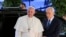 FILE - Pope Francis and Israeli President Shimon Peres meet in Jerusalem, May 26, 2014. 
