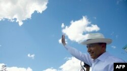 Moïse Katumbi à son retour après trois ans d'exile, à Lubumbashi, Haut-Katanga, le 20 mai 2019.