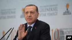 Recep Tayyip Erdogan, Ankara, le 6 juin 2017