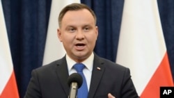 아드레이 두다 폴란드 대통령 (자료사진)