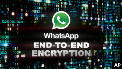 WhatsApp logo and END-TO-END ENCRYPTION