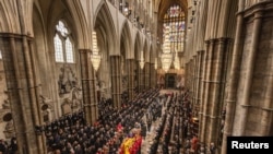 Državna sahrana kraljice Elizabete u Vestminsterskoj opatiji.