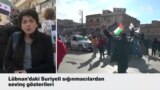 Lübnan’daki Suriyeli sığınmacılardan sevinç gösterileri
