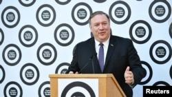 美国国务卿蓬佩奥5月8日在伦敦再次就华为问题提出警告。