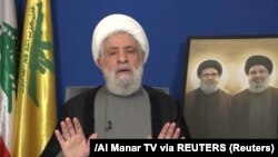 Pemimpin Hizbullah Naim Kassem 