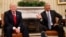 FILE - President Barack Obama meets with President-elect Donald Trump in the Oval Office of the White House in Washington, Nov. 10, 2016. 