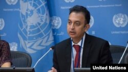 FILE - Javaid Rehman, U.N. special rapporteur on human rights in Iran.