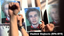 BOSNIA-HERZEGOVINA -- Several thousand citizens of Banja Luka, Prijedor, Modrica, Tuzla, Zenica, Sarajevo and other cities of Bosnia gathered in Banja Luka, April 21, 2018