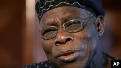 Tsohon shugaban Najeriya Olusegun Obasanjo.