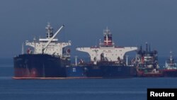  نفتکش توقیف شده ایرانی در بندر کاریستوس یونان - ۲۶ مه ۲۰۲۲