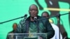 Former South African President and leader of the MK Party Jacob Zuma addresses supporters during the People’s Mandate Launch at Orlando Stadium in Soweto, May 18, 2024.