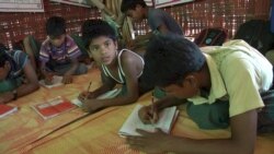 There are concerns that inadequate schooling and vocational training opportunities for Rohingya youth could leave young refugees unprepared for life as adults. (Dave Grunebaum/VOA)