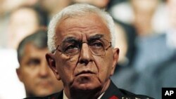Turkey's Ground Forces Chief General Isik Kosaner in Ankara (File)