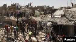 Wurin da wani jirgin yaki ya jefa bam cikin kuskure