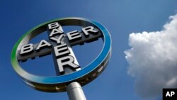 FILE - German drug and chemicals company Bayer has reached a deal to acquire the U.S. agribusiness firm Monsanto.