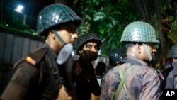 Les forces de sécurité du Bangladesh, Dacca, 1er juillet 2016.
