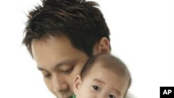 A man's testosterone level drops by about half immediately after the birth of his child, then rebounds somewhat, according to a new study.