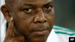 Stephen Keshi lors de la Coupe africaine des Nations le 10 février 2013.