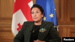 የጆርጂያ ፕሬዝደንት ሳሎሜ ዙራቢችቪሊ 