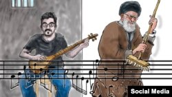 پیشتر، لوک ورنیمن، کارتونیست بلژیکی برای مهدی رجبیان این طرح را کشیده بود. منبع: United Sketches