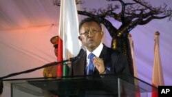 Hery Rajaonarimampianina, le 9 janvier 2015 à Antananarivo, Madagascar. (AP Photo/Martin Vogl)