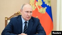 Presiden Rusia Vladimir Putin berbicara di Moskow (foto: dok). 