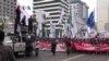 Peringati Mayday, Ribuan Buruh Longmarch ke Istana