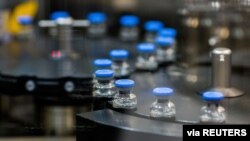 코로나바이러스 치료제로 승인된 렘데시비르 생산 현장 (자료사진)