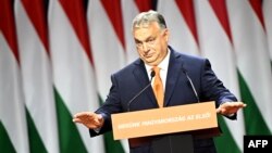 Mađarski premijer je nedavno, tokom stranačke konvencije, kritikovao EU (foto: Attila KISBENEDEK / AFP)