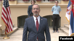 Ambasador SAD u Srbiji Entoni Godfri na virtuelnoj proslavi 4.jula 2020.