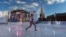 Skaters perform in celebrations launching the one-year countdown for the 2014 Sochi Winter Paralympics in Red Square, Moscow, March 7, 2013.