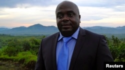 Le leader du M23 Bertrand Bisimwa à Bunagana, dans le Nord Kivu, le 26 avril 2013. (PHOTO Reuters)