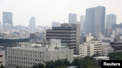 지난 2017년 8월 일본 도쿄의 방위성 건물 주변에 패트리엇-3 지대공요격미사일이 배치돼있다.