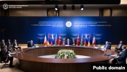 Cənubi Qafqaz üzrə Regional Əməkdaşlıq Platformasının iclası (Mənbə: Azərbaycan XİN)