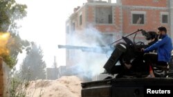 Combats en plein centre de Tripoli, Libye, le 25 avril 2019. ( Images d’archives)