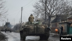 Ukrajinski vojnici blizu Bahmuta, 27. februara 2023. 