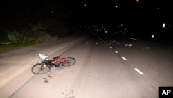 ARSIP – Foto yang disediakan Kepolisian Tempe menunjukkan kondisi TKP dimana sebuah SUV milik Uber menabrak seorang wanita di Tempe, Arizona, tanggal 18 Maret 2018 (Kepolisian Tempe via AP)