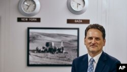Head of the UN agency for Palestinian refugees, Pierre Krahenbuhl poses for a portrait on Sept. 27, 2018, in New York. 