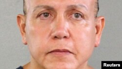 Cesar Altieri Sayoc is pictured in Ft. Lauderdale, Florida, U.S. in this August 2015 handout booking photo obtained by Reuters, Oct. 26, 2018. 