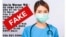 This image from social media was made from a Swiss health care poster urging people to get vaccinated against COVID-19. It was altered to suggest health care professionals are avoiding the vaccine for safety concerns.