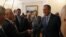 Russia's Foreign Minister Sergei Lavrov (R) meets with Syrian opposition leaders in Moscow July 11, 2012. 