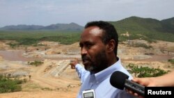 Simegnew Bekele, directeur de projet du barrage de la Renaissance, en 2013.